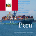 Tarifa expreso del agente de carga desde China a Lima, Callao, Perú